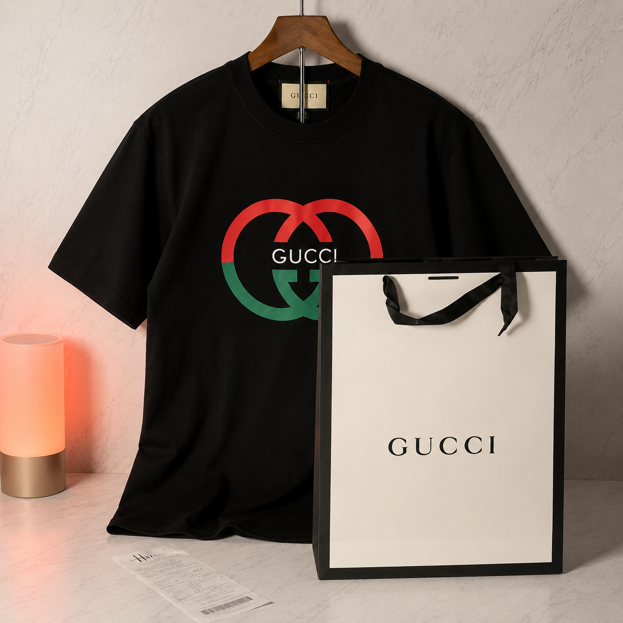 GUCCI INTERLOCKING G T-SHIRT (SIZE S-XL)