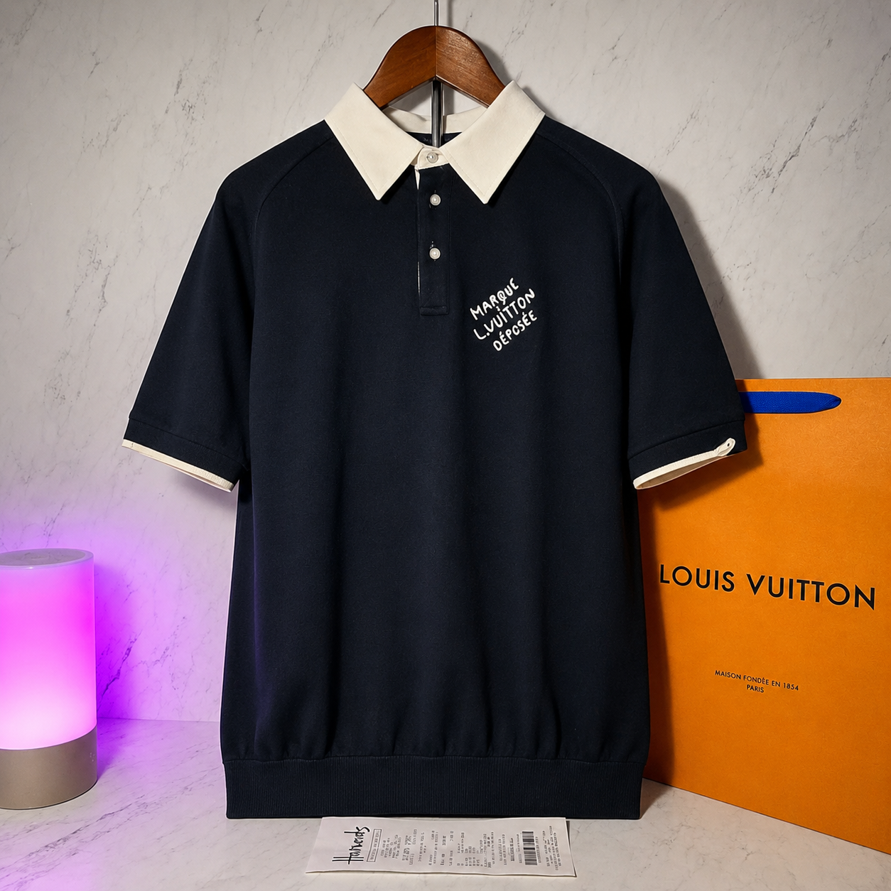 LV POLO SHIRT EMBROIDERED (SIZE XS-L)