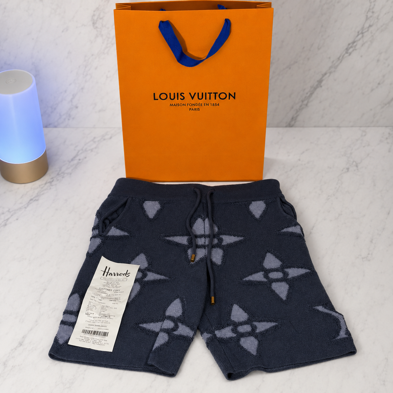 LV SHORTS TEXTURED KNIT (SIZE XS-L)