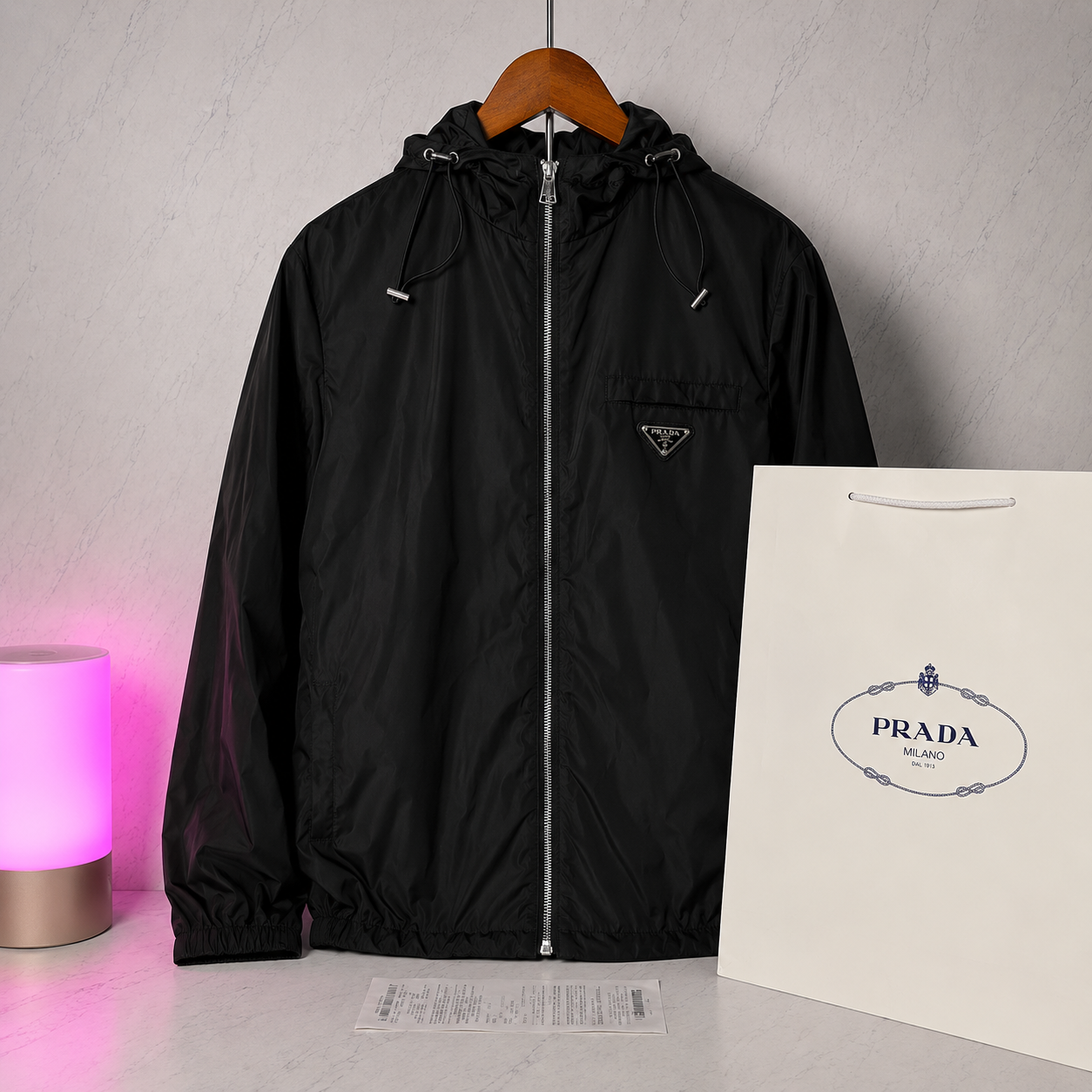 PRADA RE-NYLON WINDBREAKER (SIZE M-XL)