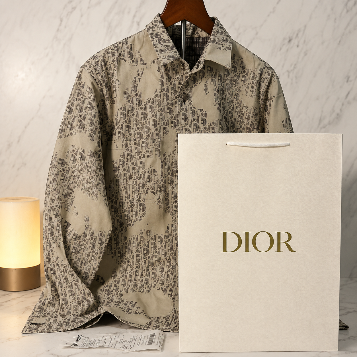 DIOR OBLIQUE DENIM JACKET (SIZE M-XL)