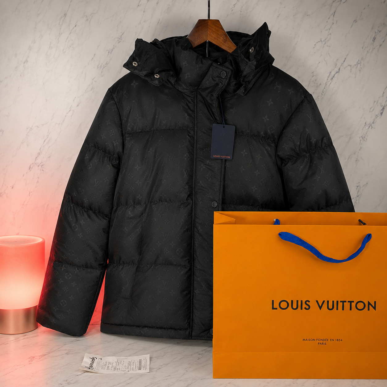 LV MONOGRAM PUFFER JACKET (SIZE M-XL)