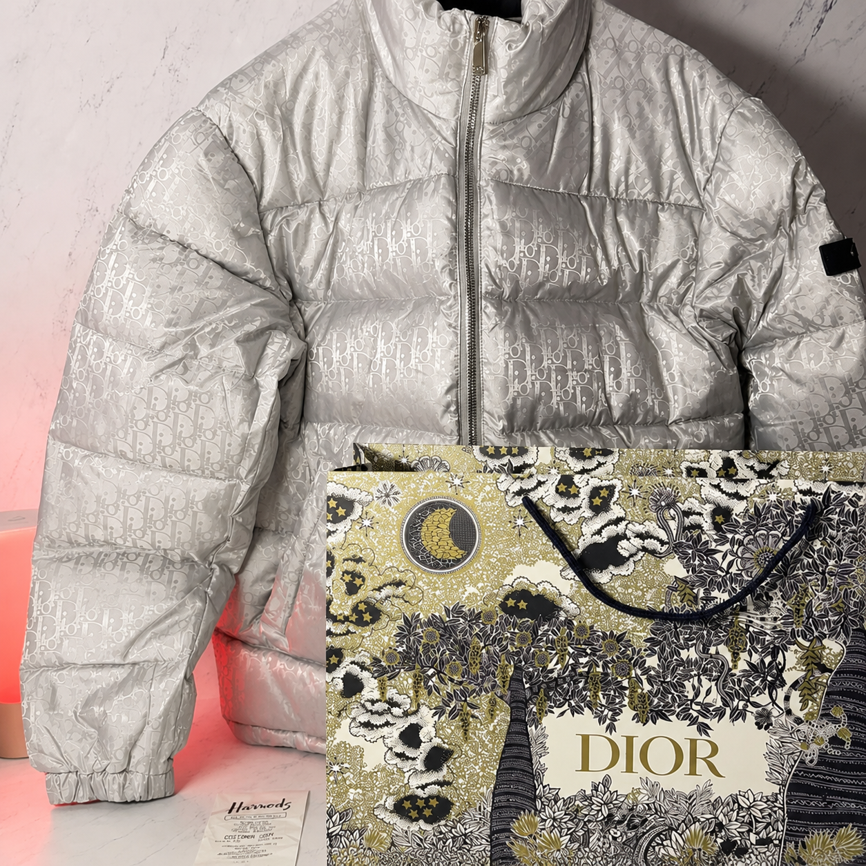 DIOR PUFFER JACKET (SIZE S-XL)