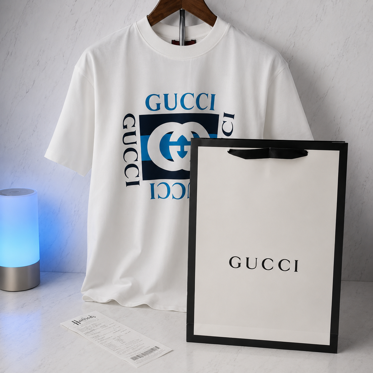 GUCCI PRINT T-SHIRT (SIZE S-XL)