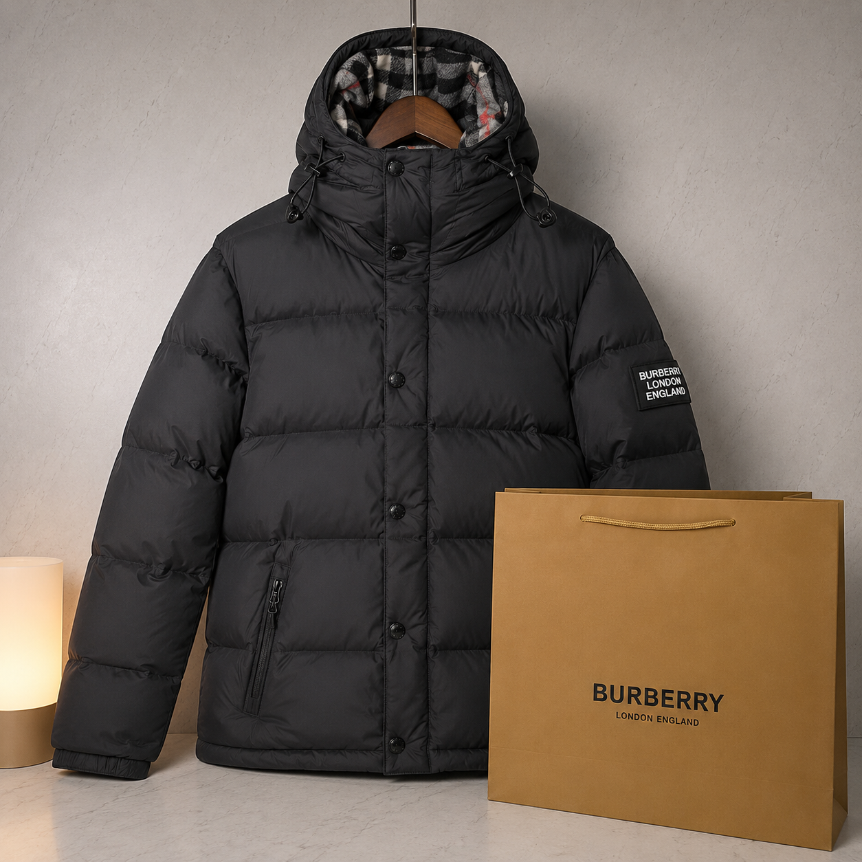 BURBERRY PUFFER JACKET (DETACHABLE ARMS)