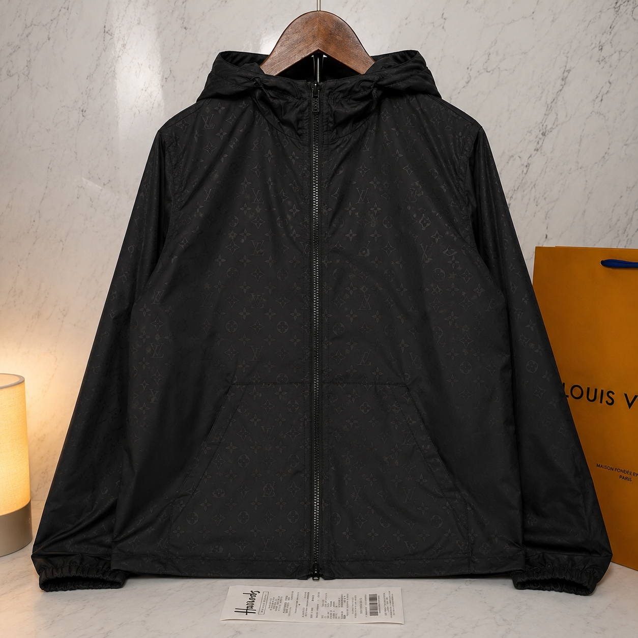 LV MONOGRAM REVERSIBLE WINDBREAKER (SIZE XS-L)