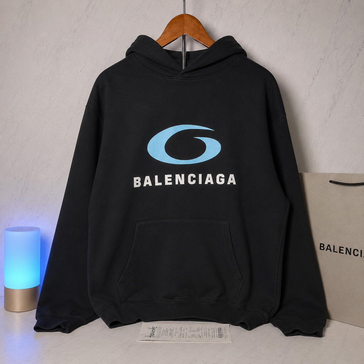 BALENCIAGA LOGO PRINT HOODIE (SIZE XS-L)