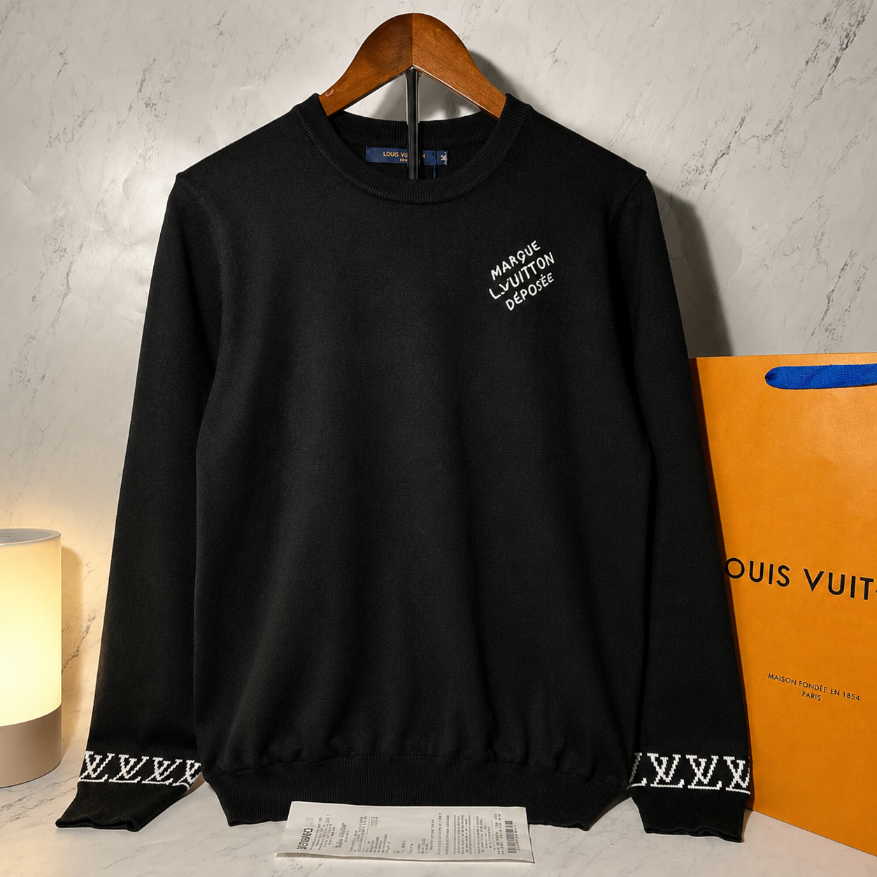 LV SIGNATURE LONGSLEEVE CREWNECK (SIZE M-XL)