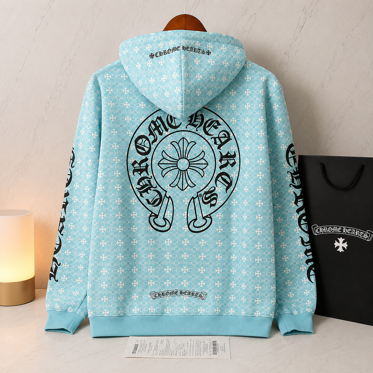 CHROME HEARTS ZIP UP HOODIE (SIZE S-XL)