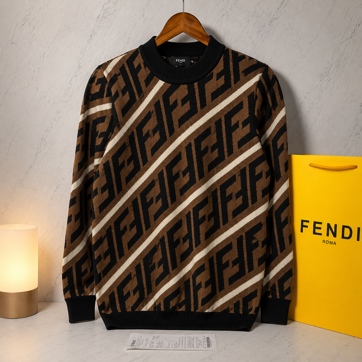 FENDI WOOL SWEATER (SIZE M-XL)