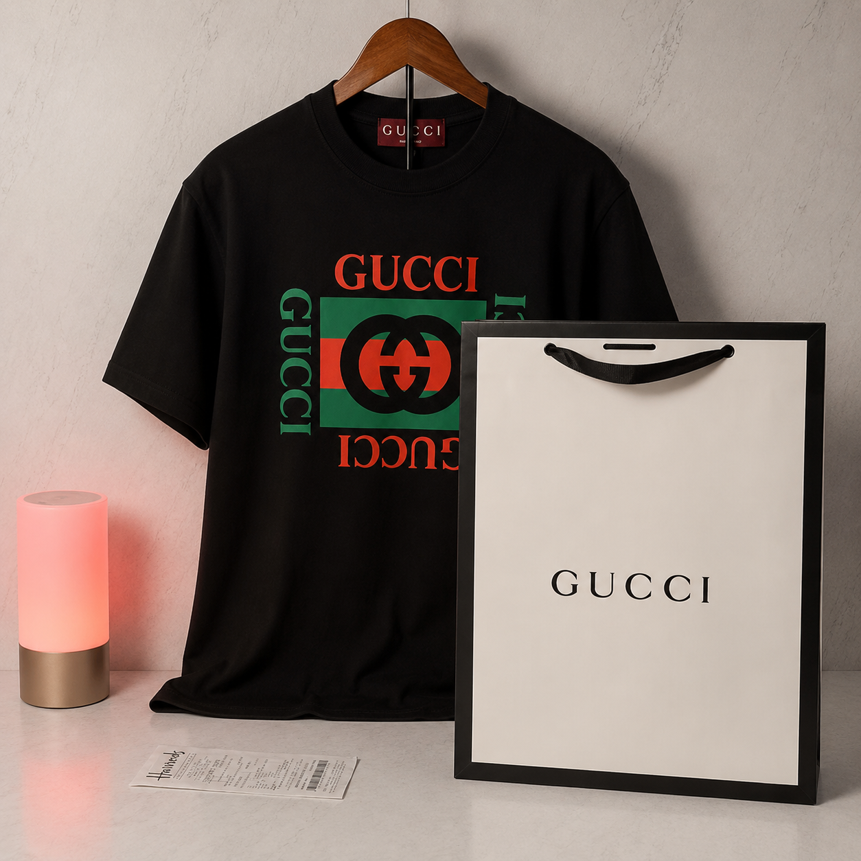 GUCCI PRINT T-SHIRT (SIZE S-XL)