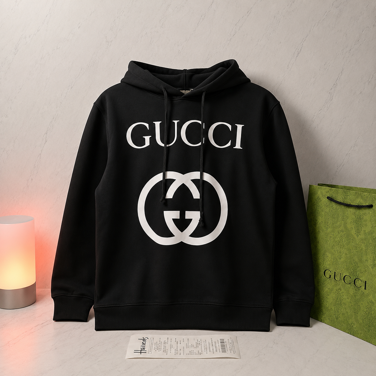GUCCI INTERLOCKING G HOODIE (SIZE XS-L)