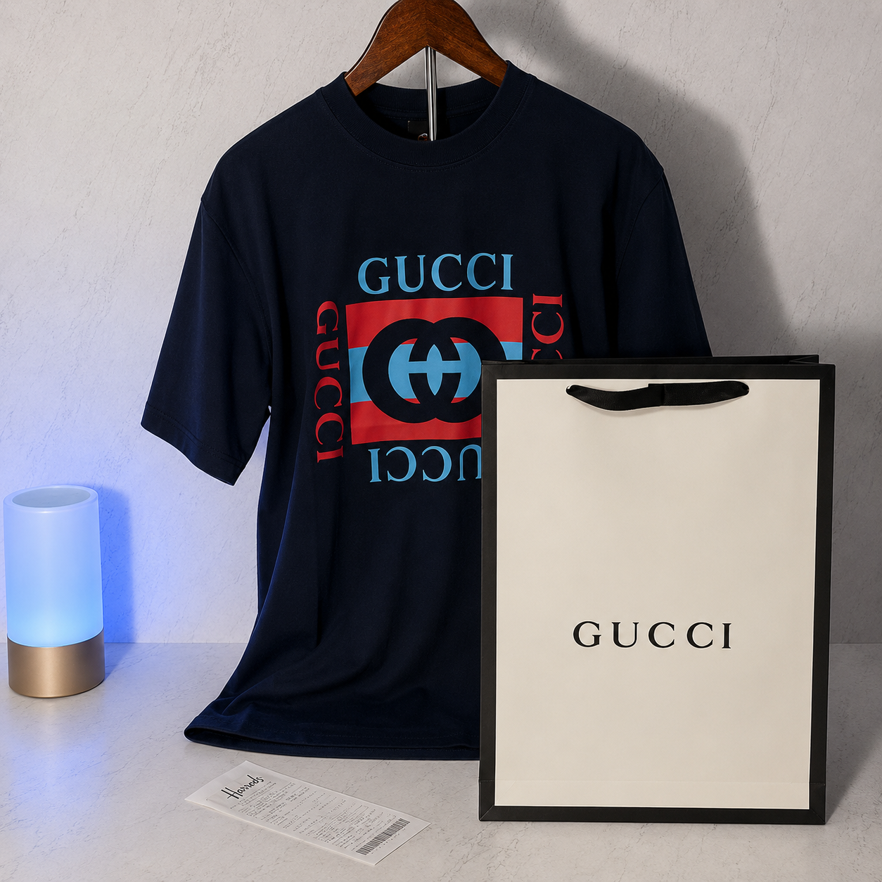 GUCCI PRINT T-SHIRT (SIZE S-XL)