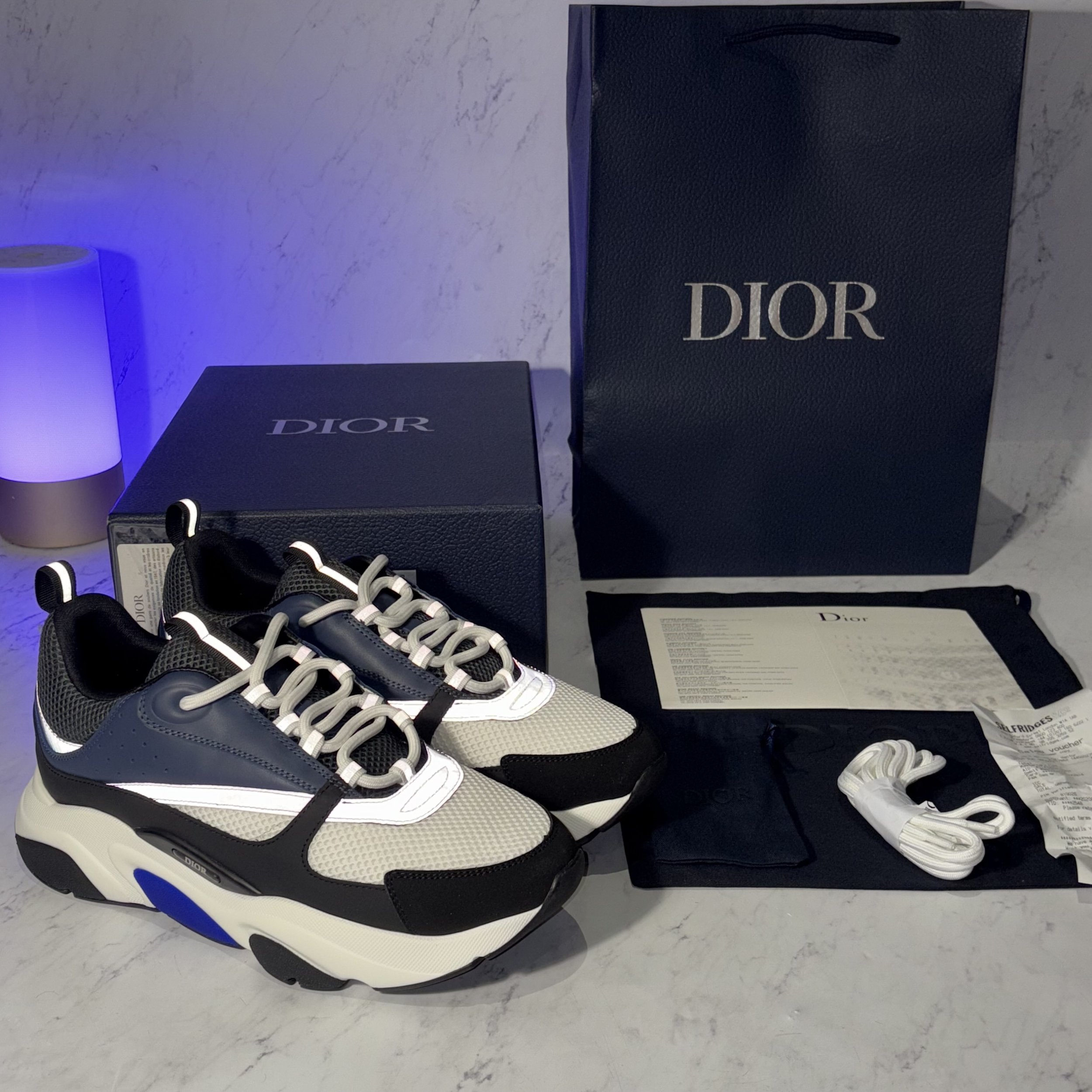 DIOR B22 TRAINERS (SIZE 8-11 UK)