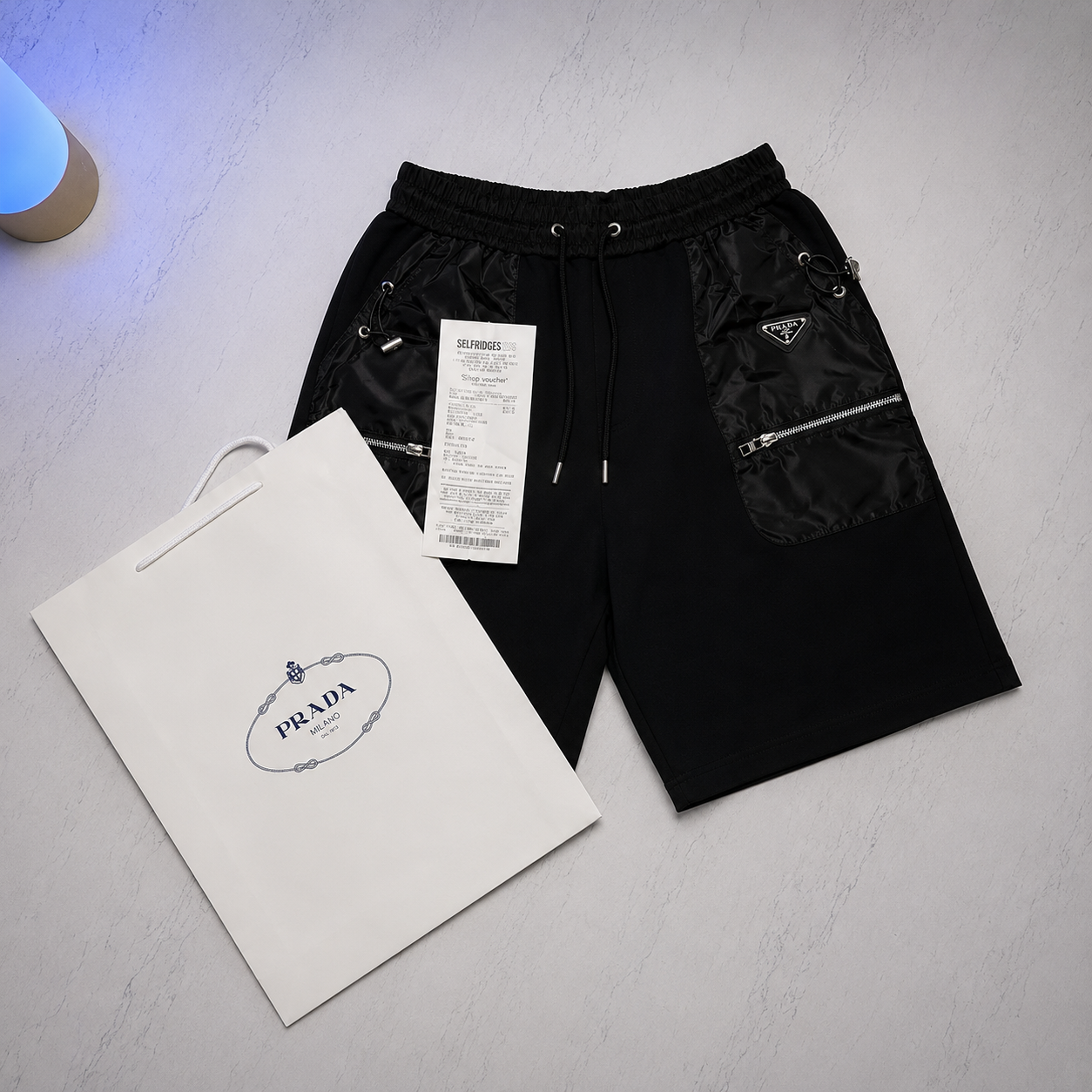 PRADA RE-NYLON SHORTS (SIZE S-XL)