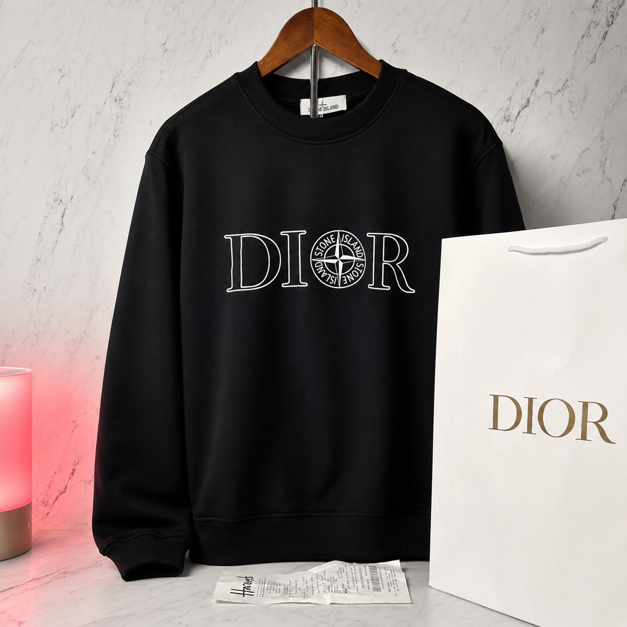 DIOR X STONE ISLAND SWEATSHIRT (SIZE M-XL)