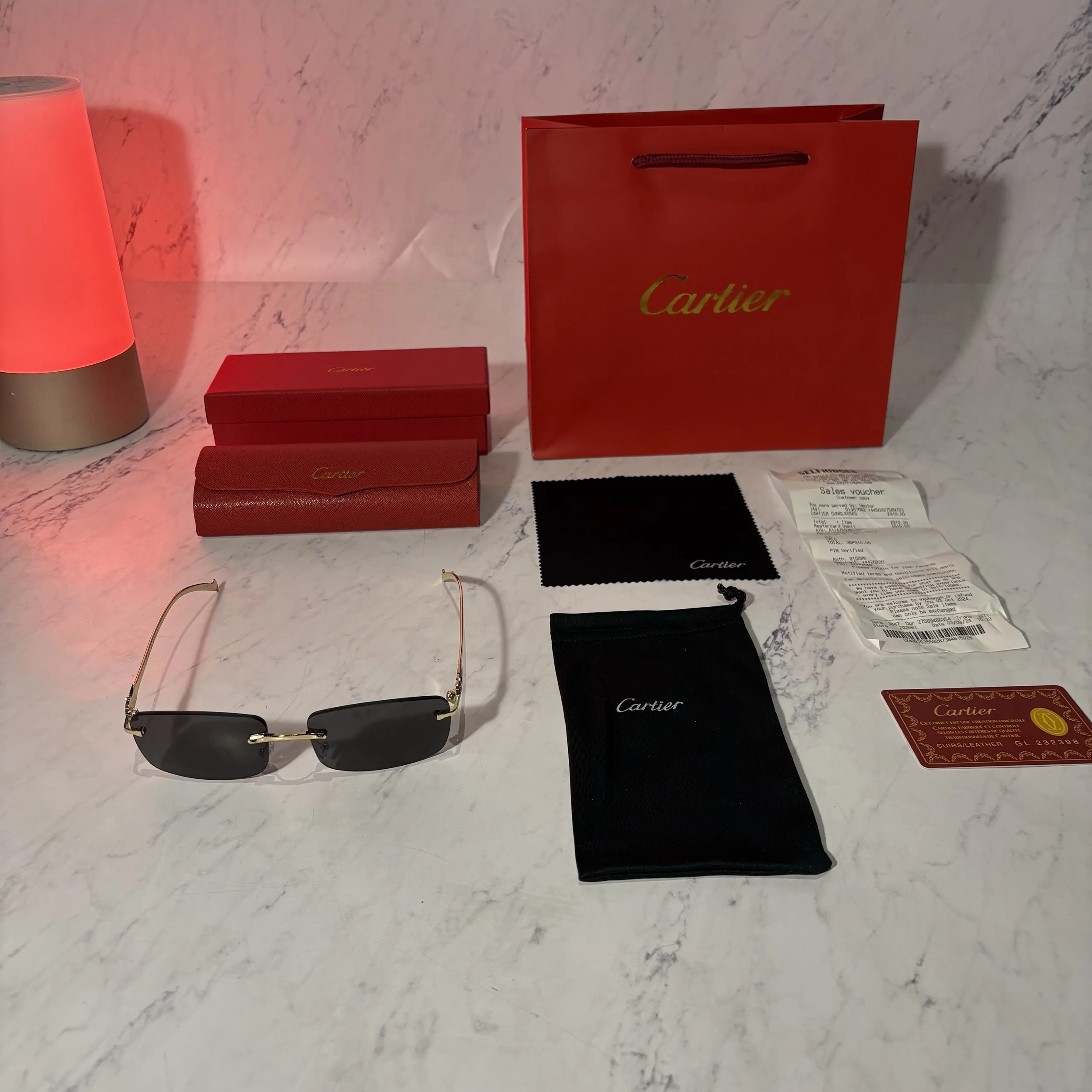 CARTIER SUNGLASSES SMOOTH (2 COLOURS)
