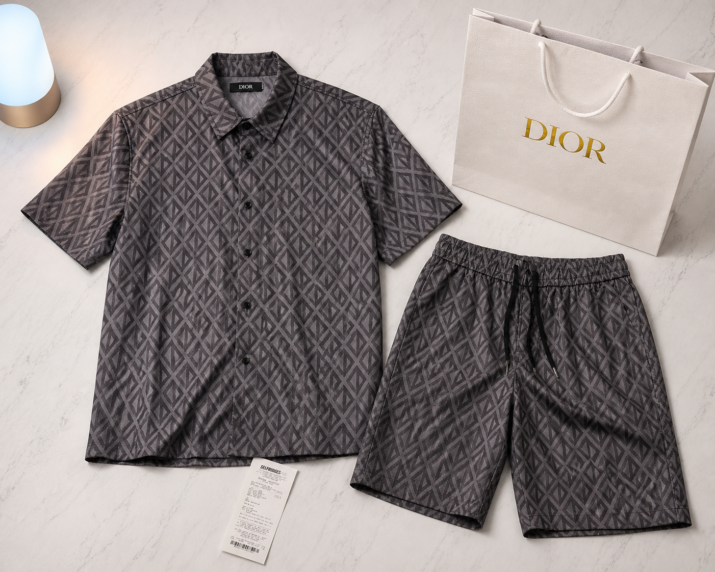 DIOR CD DIAMOND SET (SIZE M-XL)