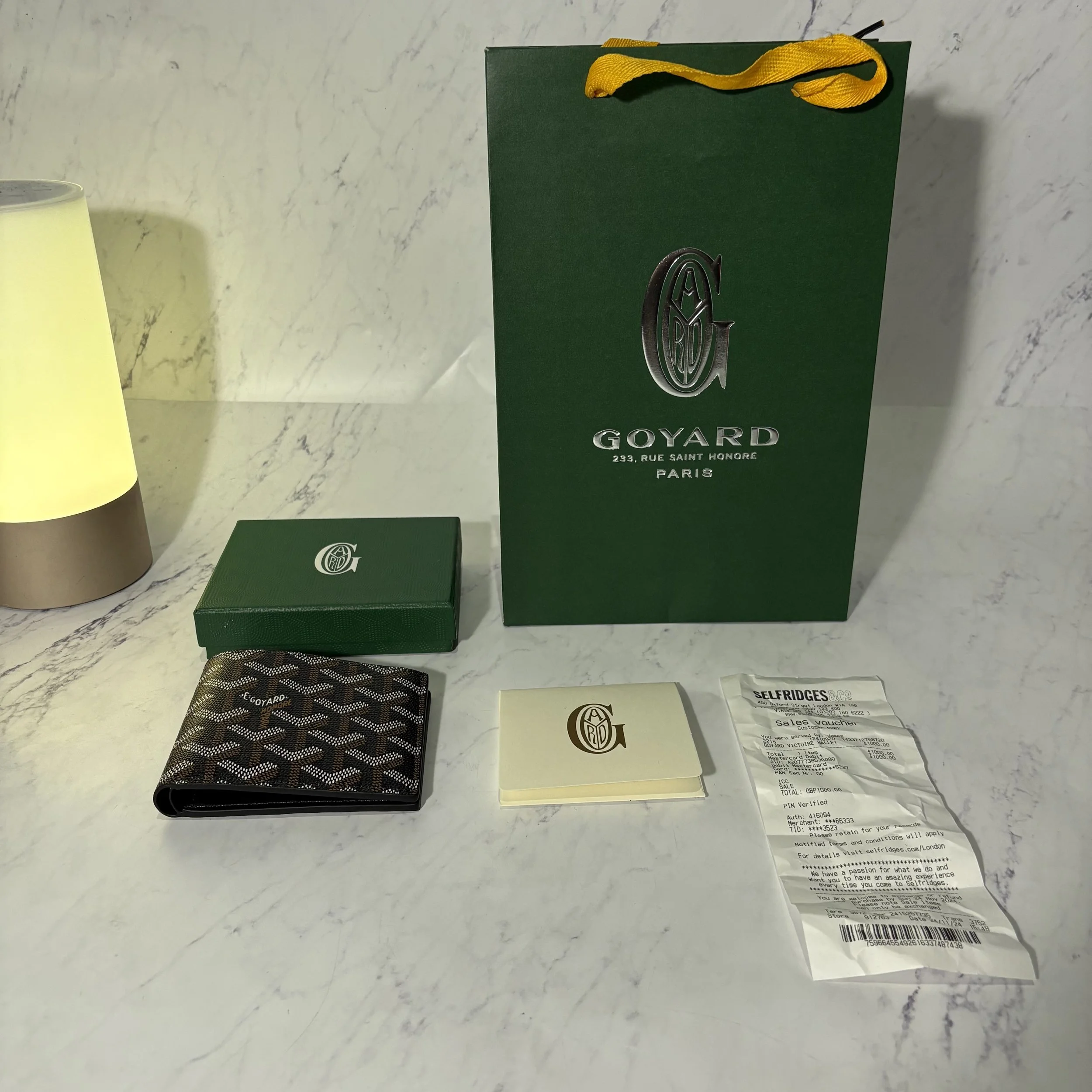 GOYARD WALLET (3 COLOURS)