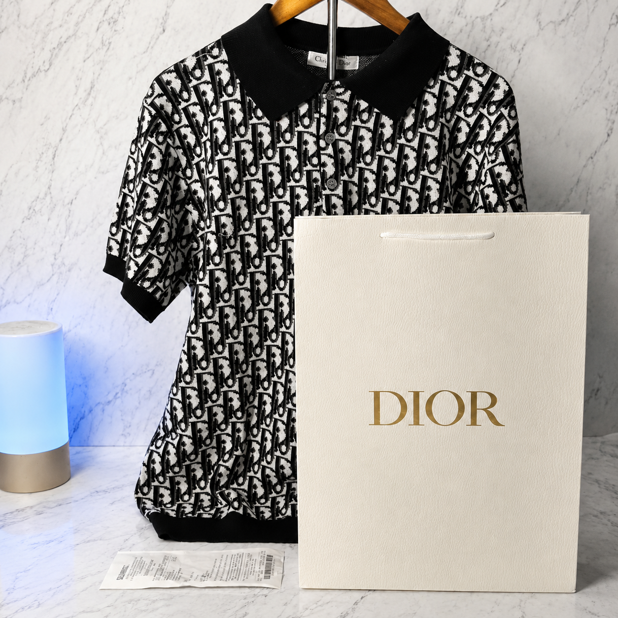 DIOR OBLIQUE POLO SHIRT (SIZE M-XL)