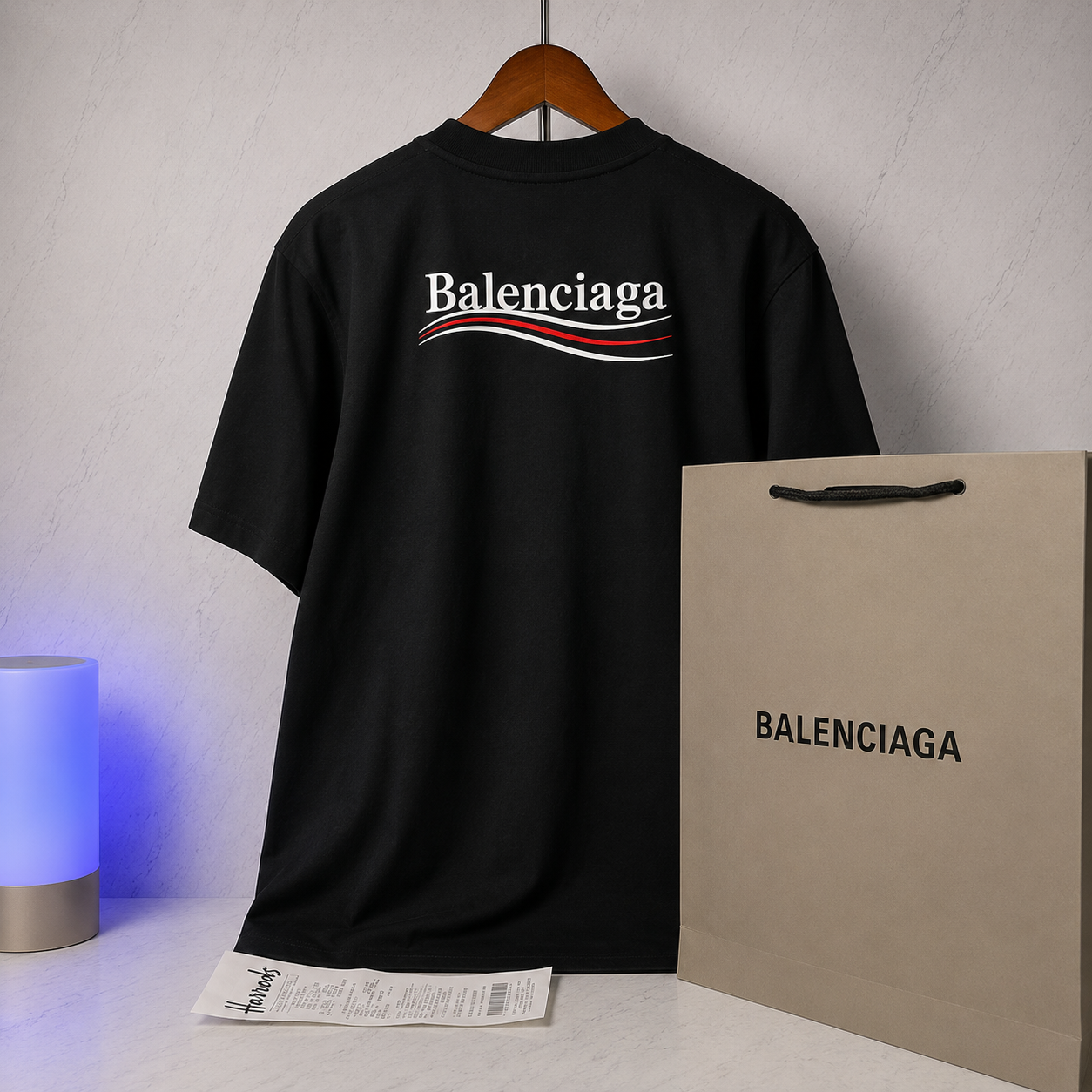 BALENCIAGA POLITICAL CAMPAIGN T-SHIRT (SIZE XS-XL)