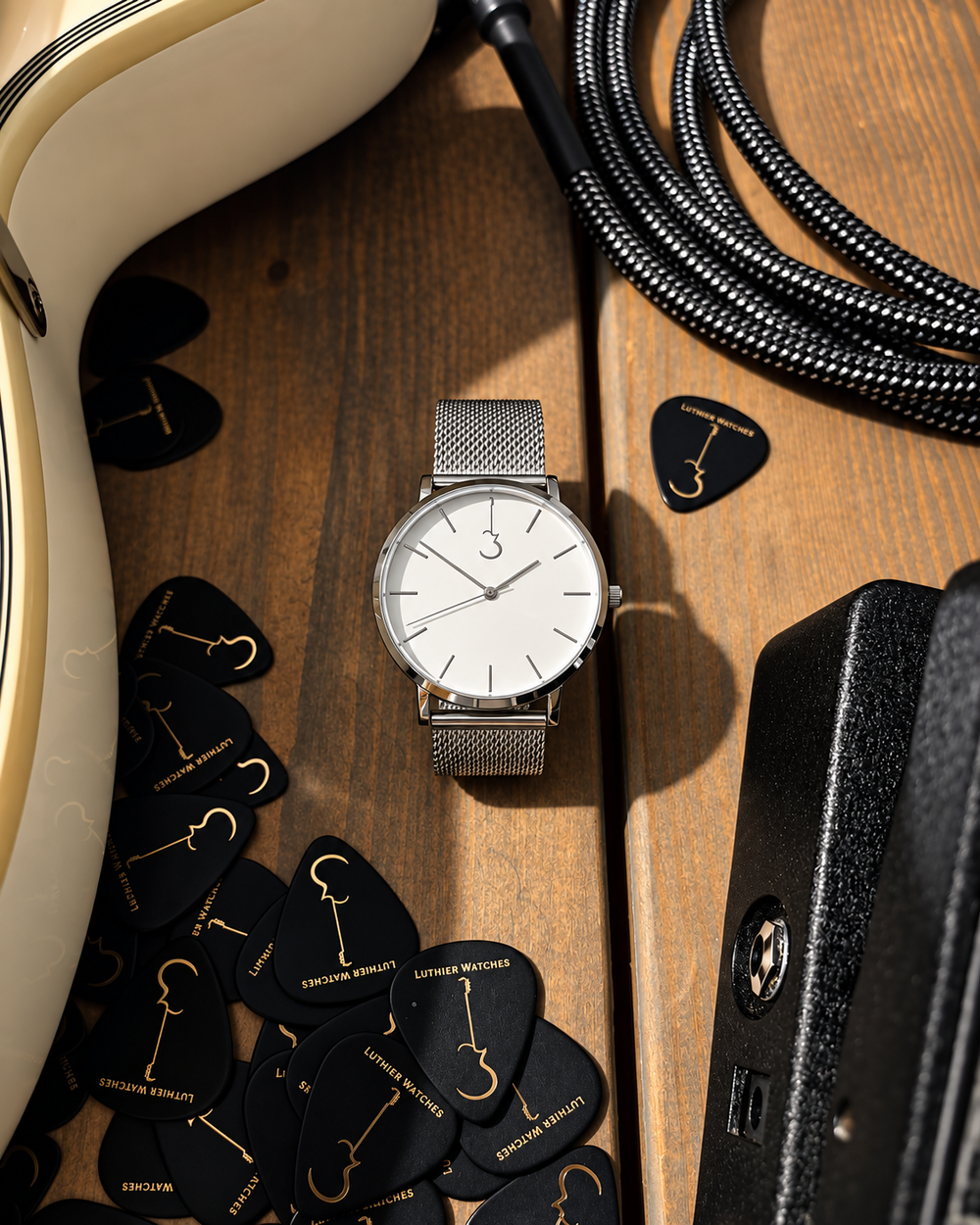 Luthier Watches LP White