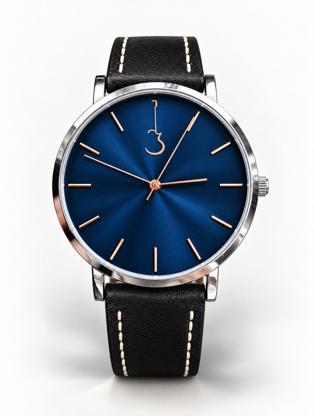 LP Blue with black leather strap