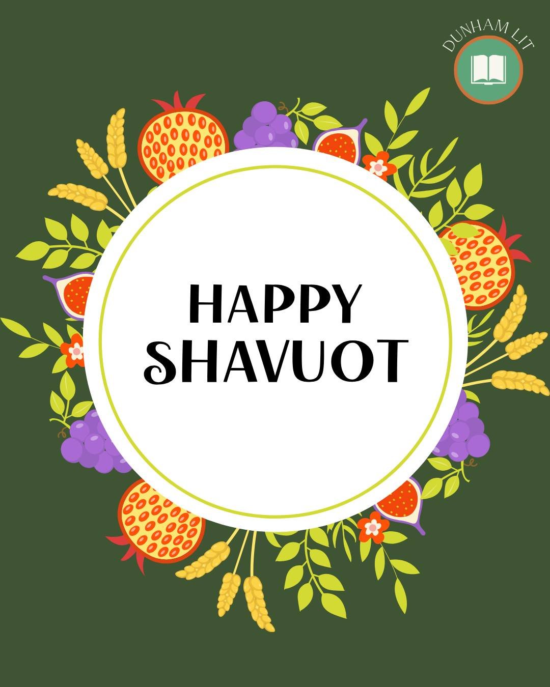 Happy Shavuot from Dunham Literary!