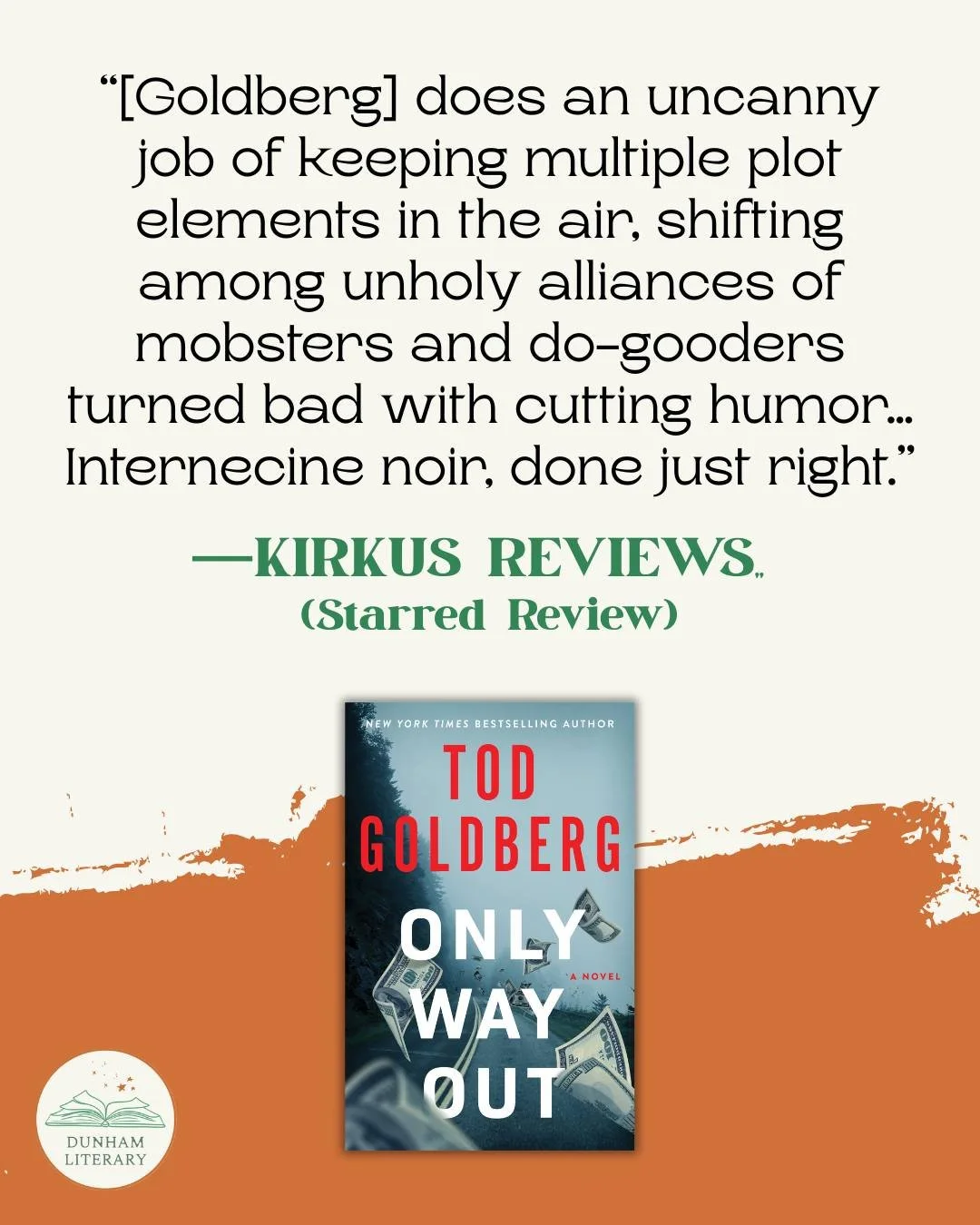 We're thrilled to share a sampling of the praise for Tod Goldberg's ONLY WAY OUT - available now from Thomas &amp; Mercer. Scroll to see what readers are saying about this heart-pounding new release! 

@todgoldberg @graciekdoyle
