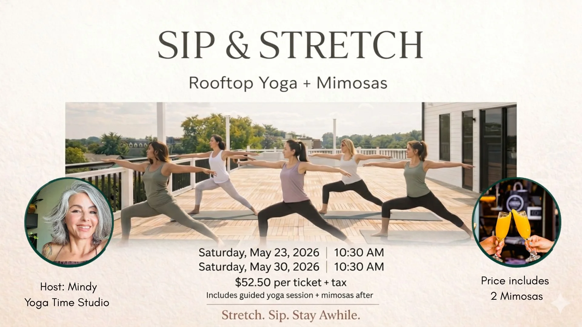 Rooftop Sip & Stretch