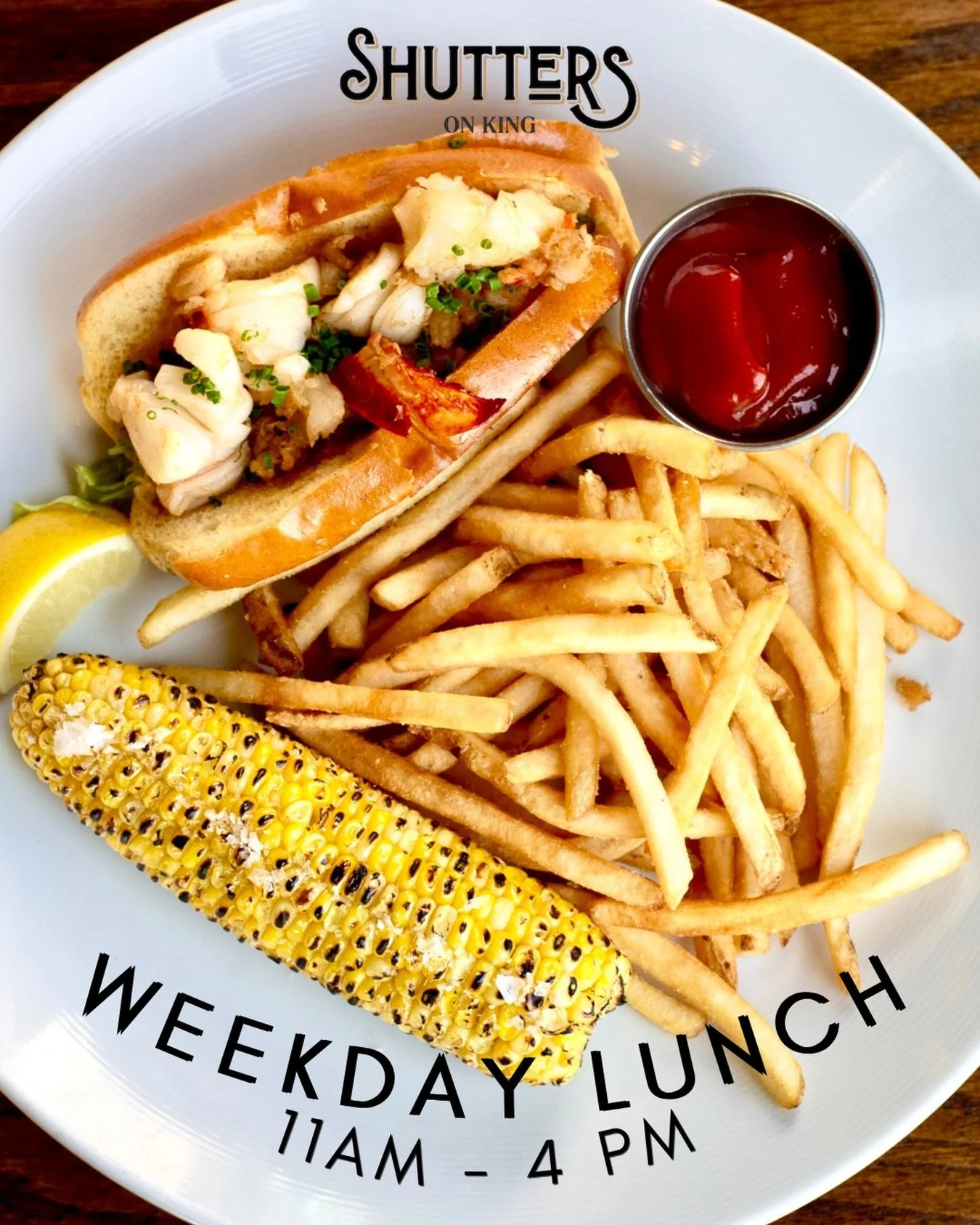 The best of summer eats at Shutters for lunch! 
Join us every Monday - Friday from 11am - 4pm for amazing lobster roll, delicious sandwiches, pastas and more!
Make your reservations via @resy today.
#LeesburgVA
#loudounmoms #leesburg #visitva #vawine