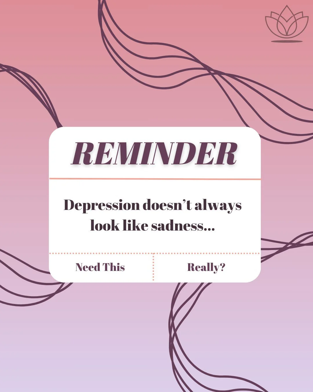 Depression isn&rsquo;t always tears and isolation⬇️

Sometimes it looks like over-functioning

Like exhaustion that no amount of sleep fixes

Like feeling disconnected from joy, even when life looks &ldquo;fine&rdquo;

High-achievers get depressed 

