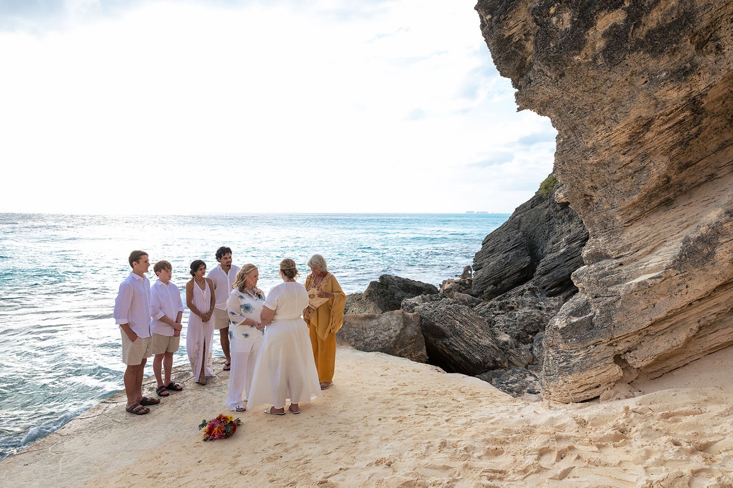 Rachel &amp; Tracy’s Punta Sur Micro Wedding | Isla Mujeres LGBTQ+ Destination Wedding