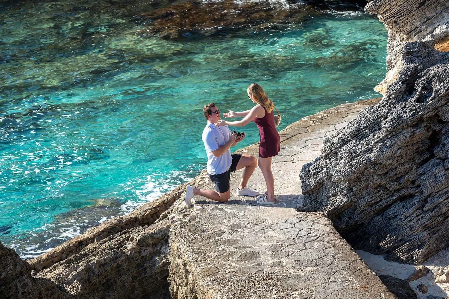 A Dream Proposal at Punta Sur, Isla Mujeres | Clayton &amp; Allie’s Engagement
