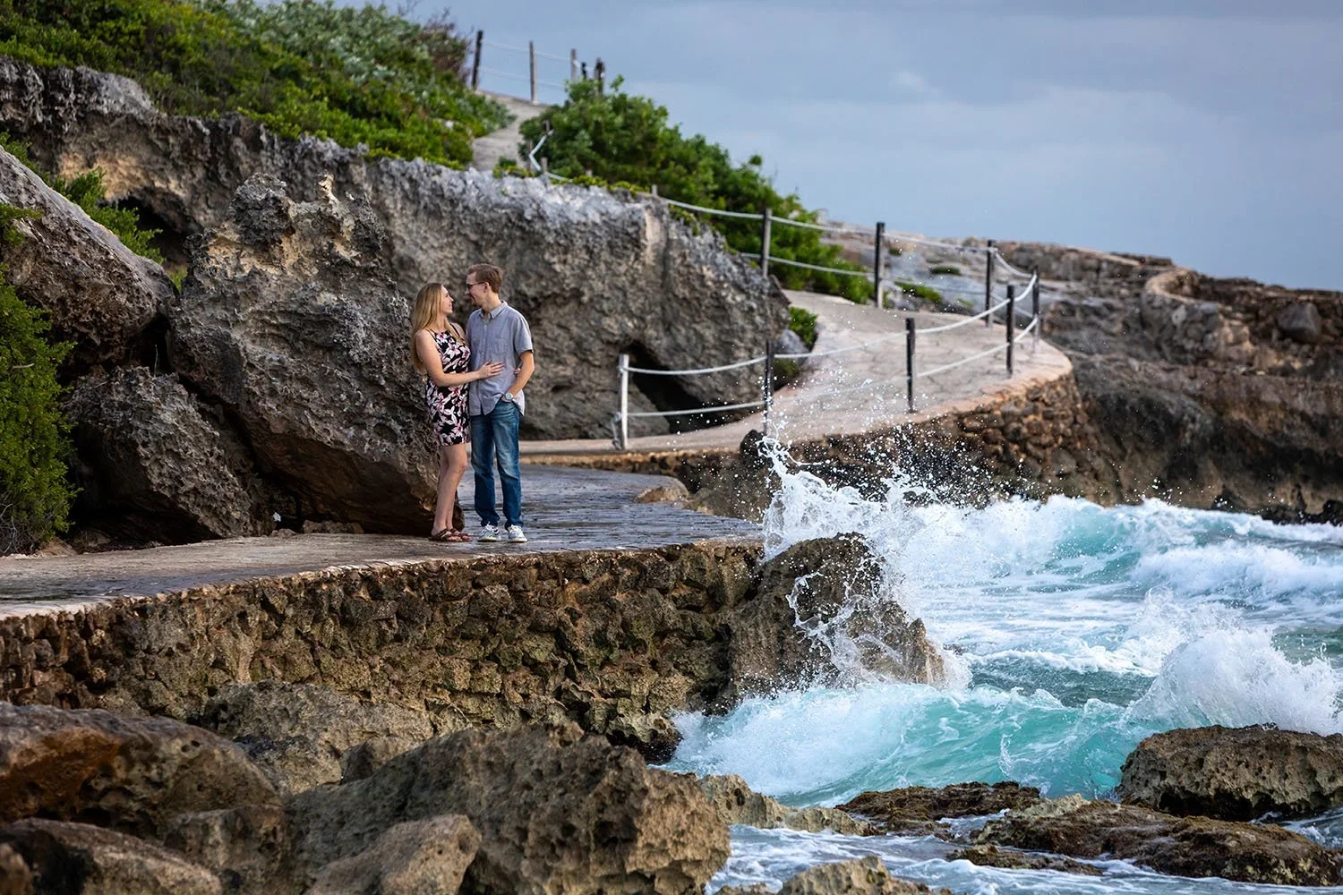 Punta Sur Proposal and Engagement Session on Isla Mujeres | Sheldon + Jennah