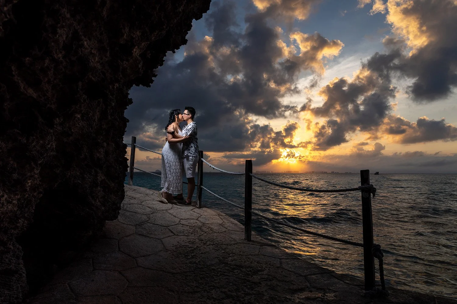 Secret Punta Sur Proposal on Isla Mujeres | Matthew &amp; Jo Jo's Surprise Engagement