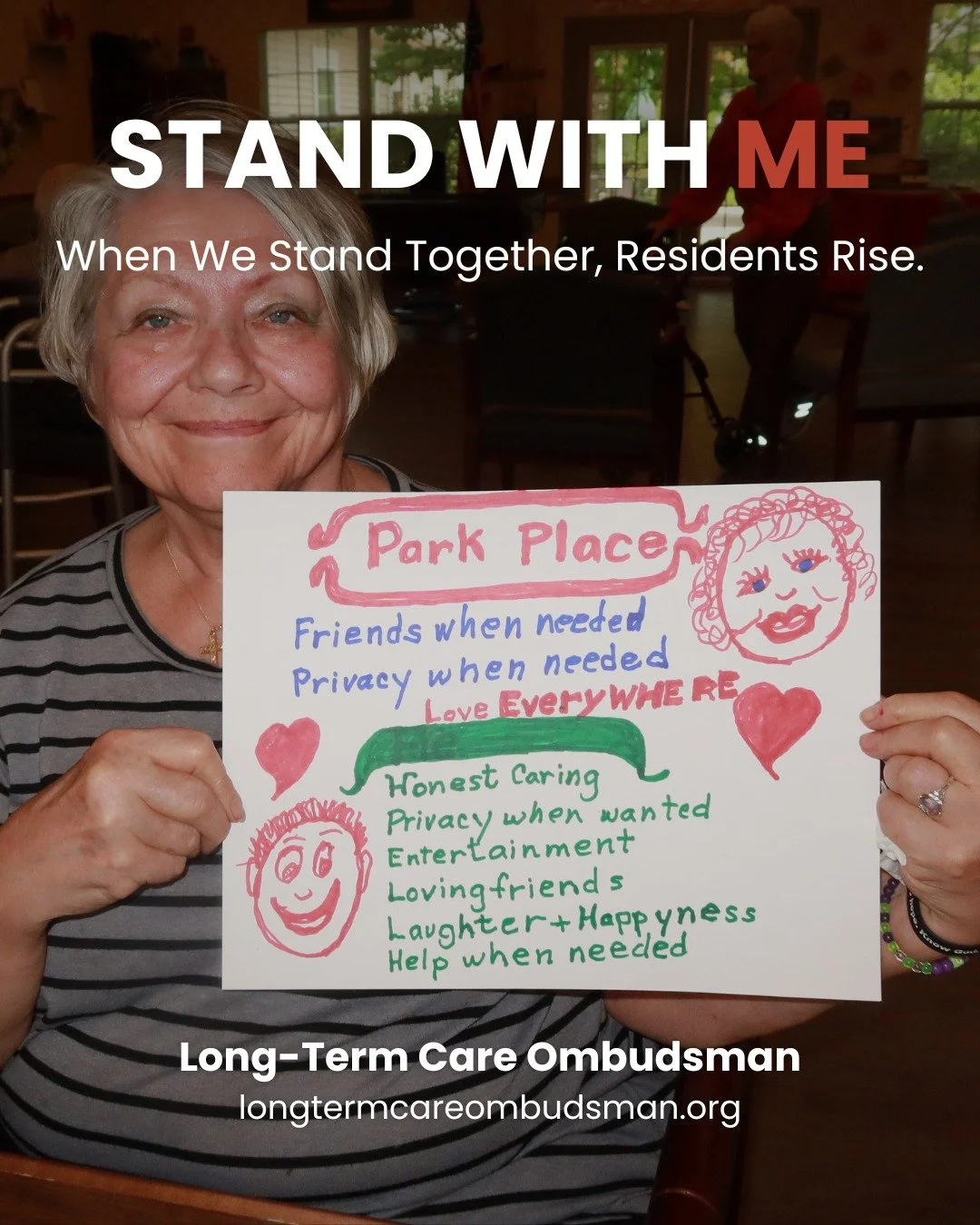 Our volunteers are the heart of advocacy. On #InternationalVolunteerDay, we celebrate the people who listen, visit, and stand up for residents every day. If you&rsquo;ve been looking for a way to make a difference, this is your moment &mdash; join us