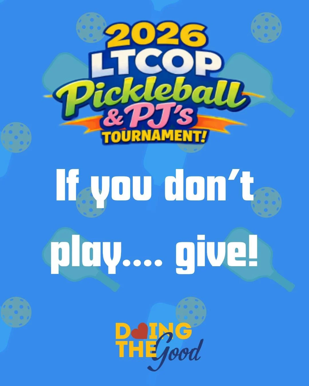 Not a pickleball player? You can still make a powerful impact.

Your donation helps us advocate for residents who rely on us to speak up when they can&rsquo;t.

💛 Give today: https://www.longtermcareombudsman.org/donate

🏓 Or support the cause by s