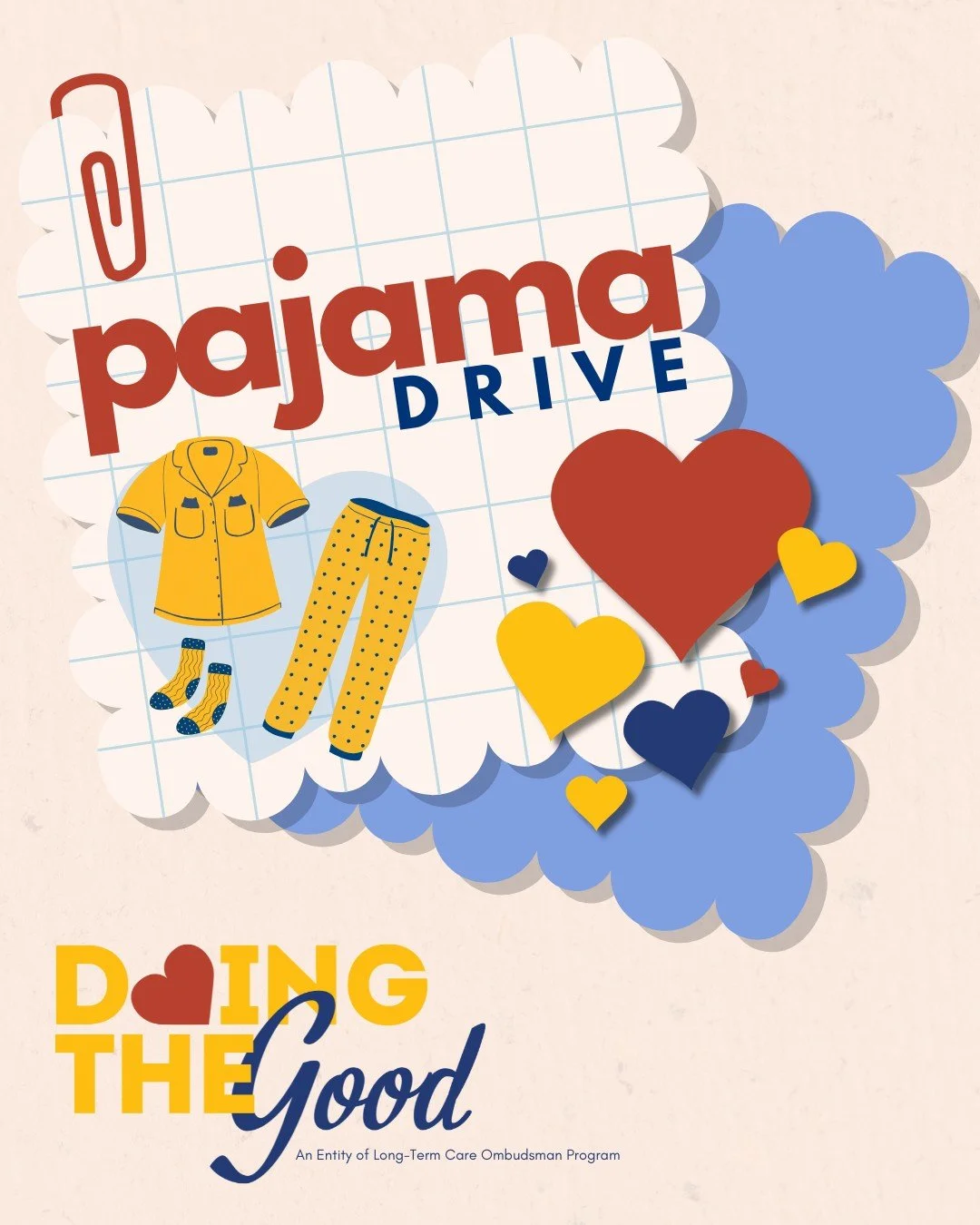 💤 Pajama Drive starts today

Our Pajama Drive officially kicks off today, collecting new pajamas to bring comfort and dignity to residents in long-term care.

A small act of kindness can make a meaningful difference.

🔗 Learn how to donate: https:/