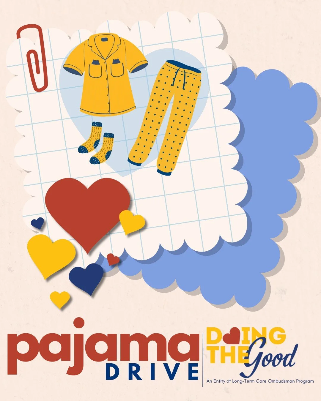 💙 Comfort is care

New pajamas help residents feel warm, valued, and remembered. That&rsquo;s why our Pajama Drive matters.

Thank you to everyone donating and spreading the word.

🔗 Find drop-off locations: https://www.longtermcareombudsman.org/pa