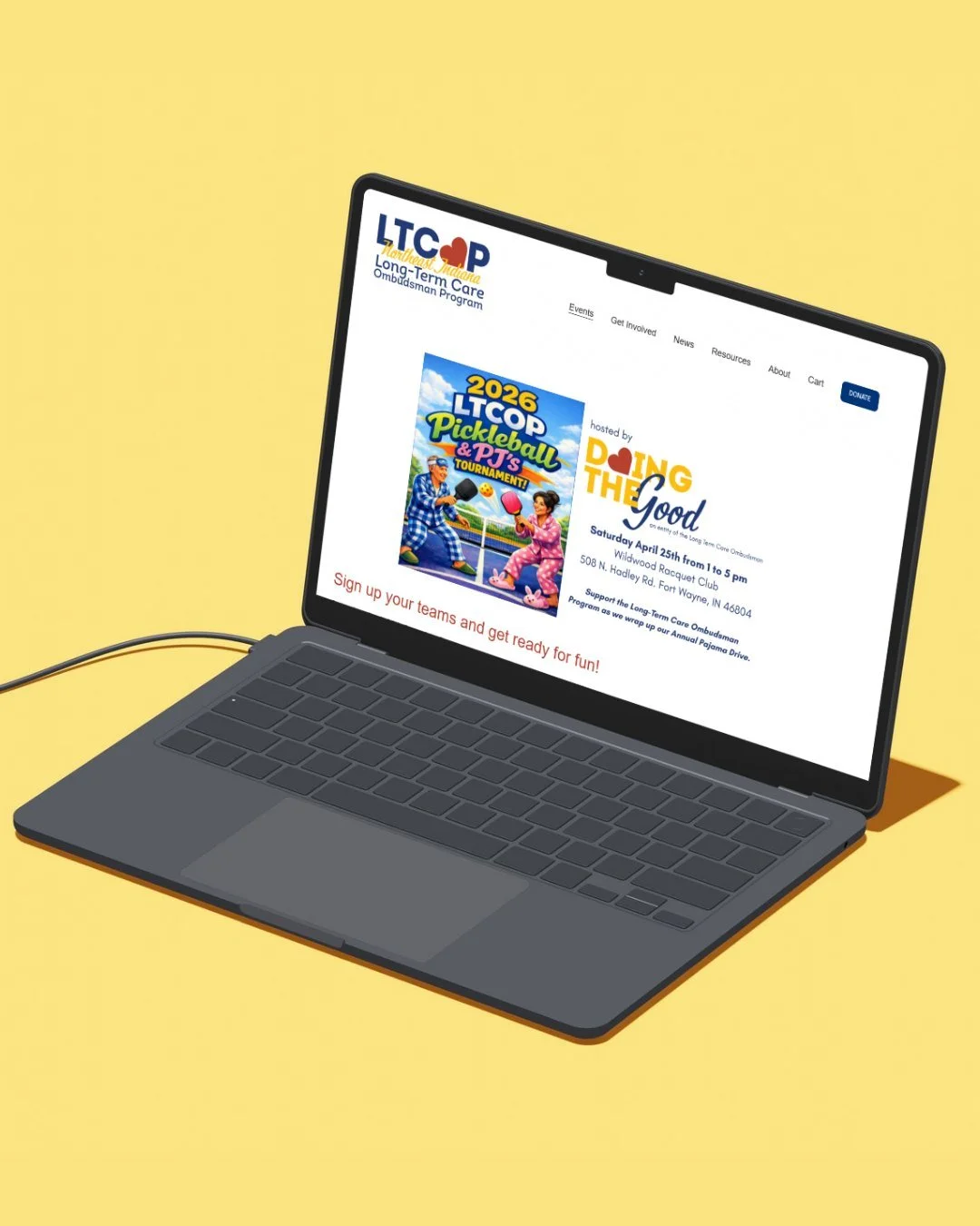 If your perfect Saturday includes a little competition and a lot of fun... this is for you. 🫵

Join us April 25 from 1&ndash;5 p.m. at Wildwood Racquet Club for an afternoon of pickleball, raffles, and a good cause. Teams will compete in a double el