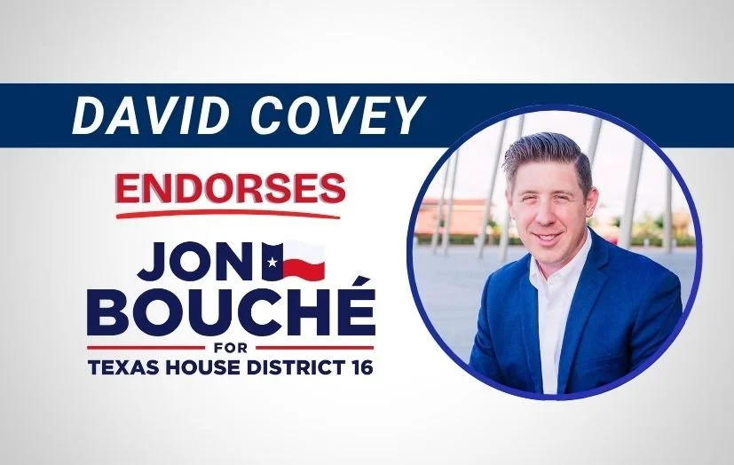 David Covey Endorses Jon Bouché for HD 16