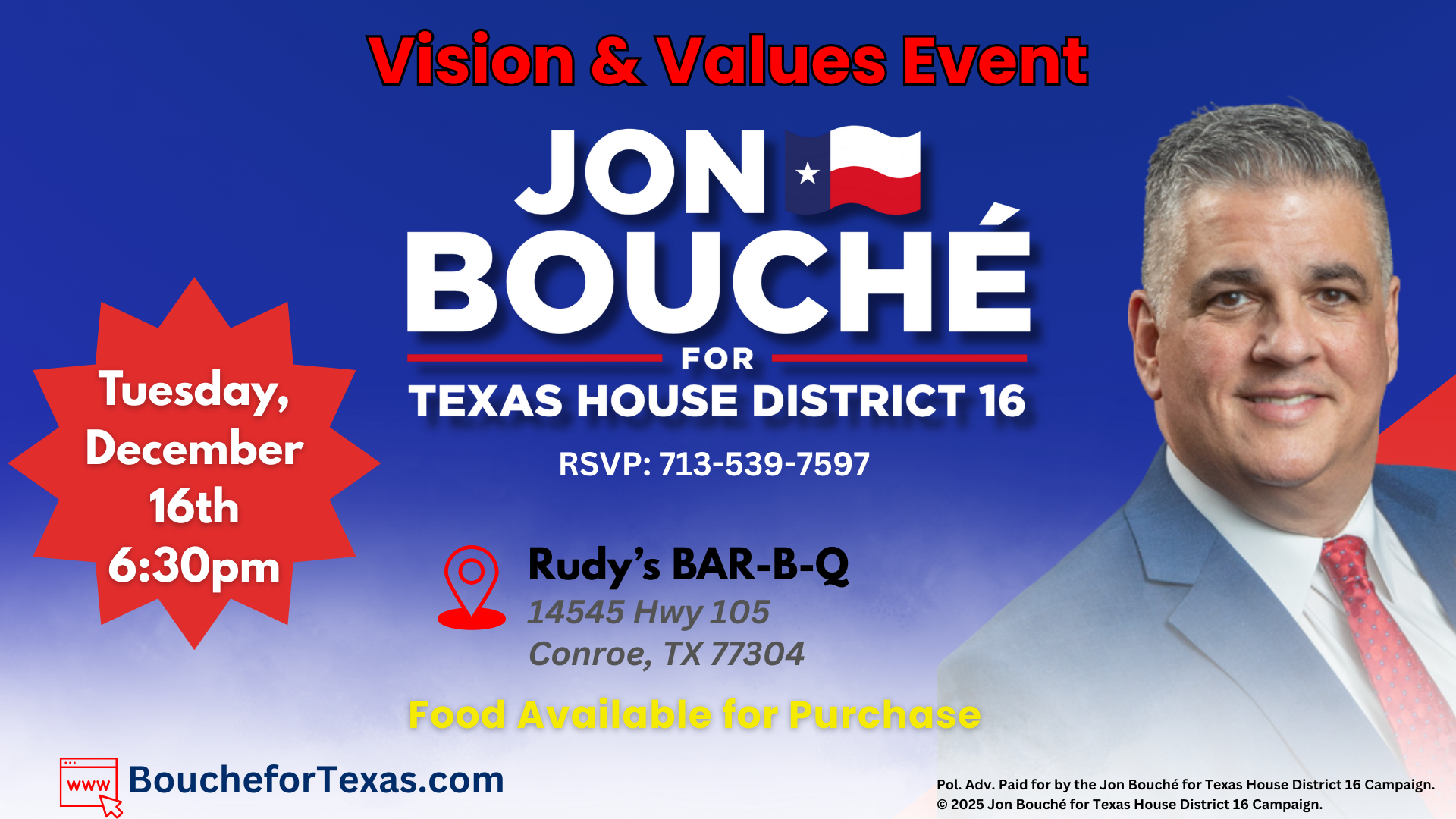 Vision &amp; Values Event
