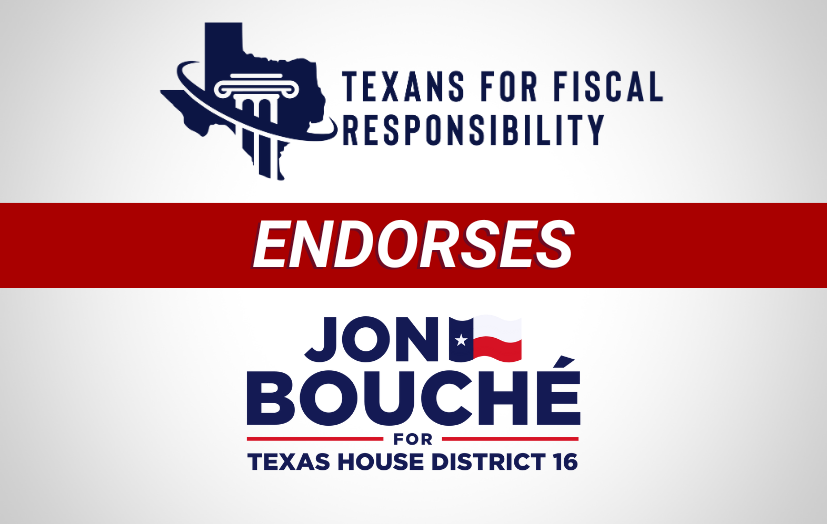 Texans for Fiscal Responsibility Endorses Jon Bouché for HD 16