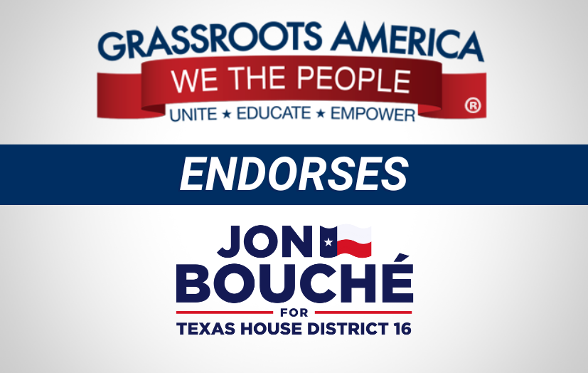 Grassroots America - We the People Endorses Jon Bouché for HD 16
