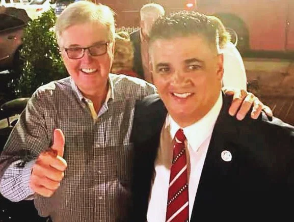 Jon Bouche with Lt. Gov. Dan Patrick