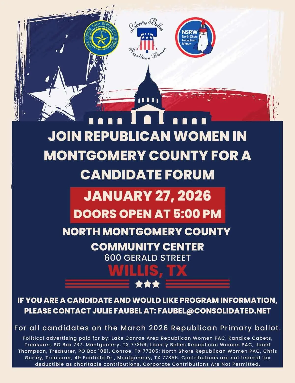 Republican Women Candidate Forum
