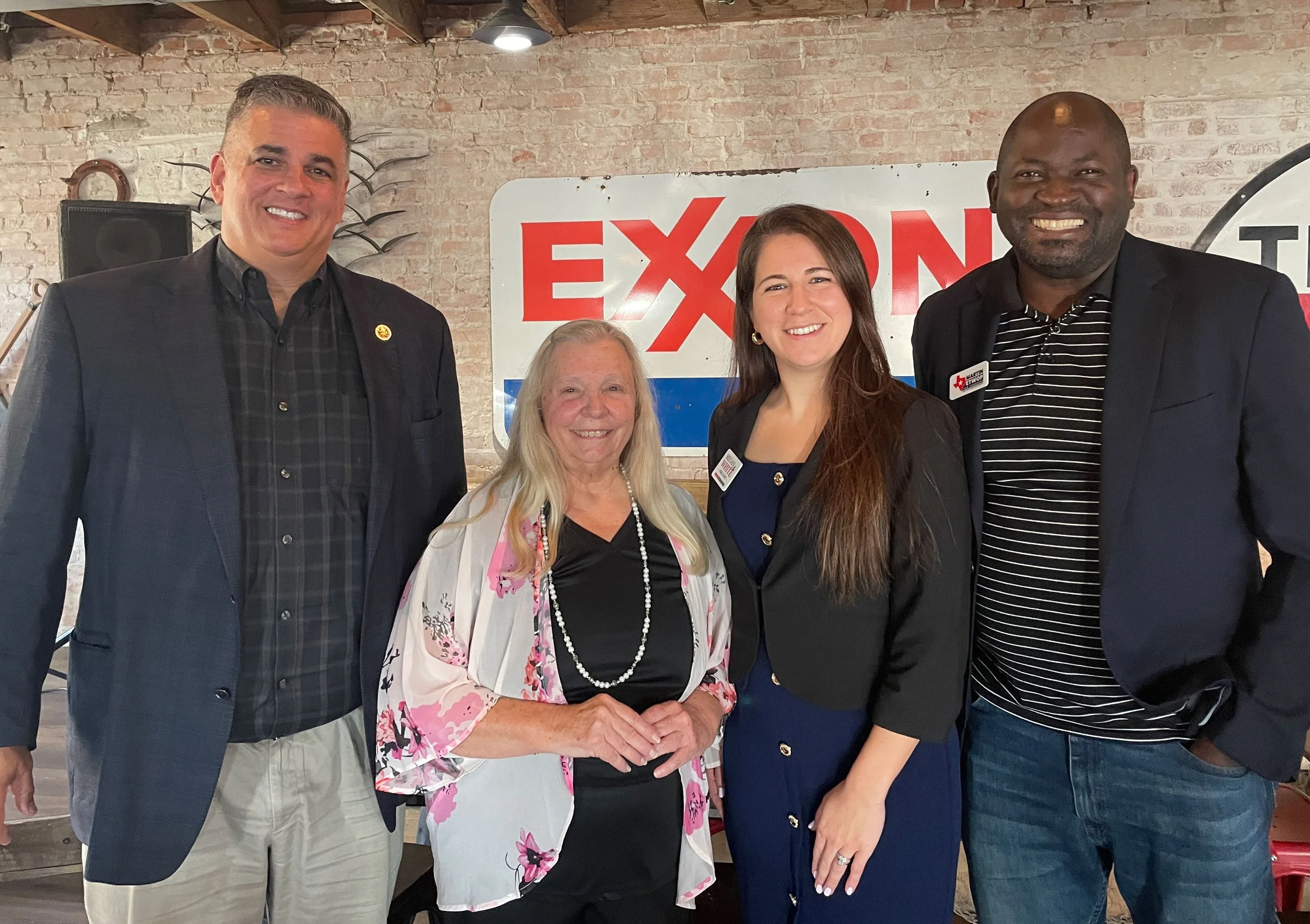 Jon Bouche with Gwen Withrow and other candidates at Montgomery County Republican Party event.