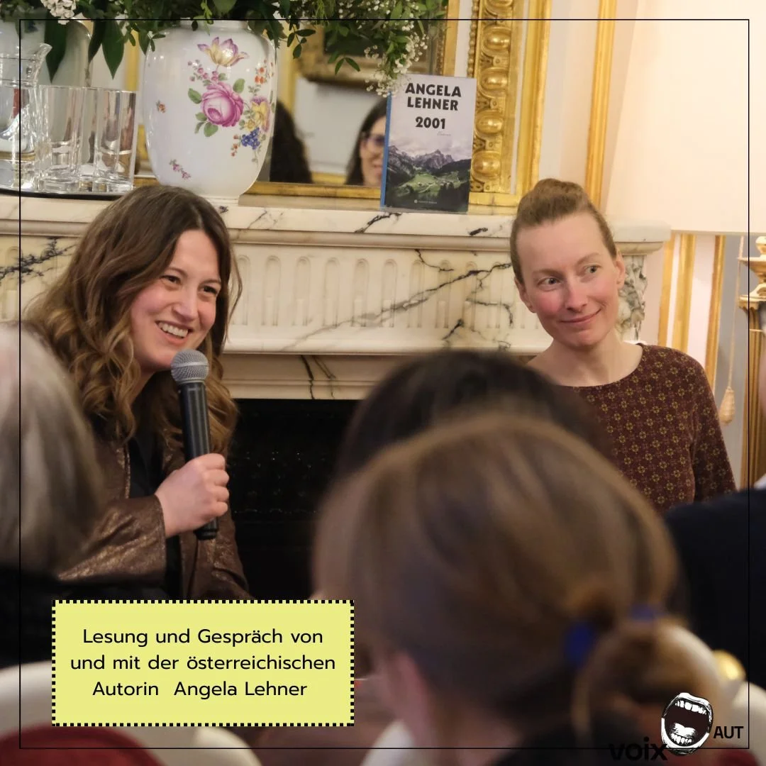 Stargast des Abends unserer Preisverleihung war die &ouml;sterreichische Autorin Angela Lehner. Im Gespr&auml;ch mit Elisabeth Poleschinski hat sie &uuml;ber ihre Romane 2001 und Vater unser gesprochen. Vielen Dank f&uuml;r den interessanten Einblick