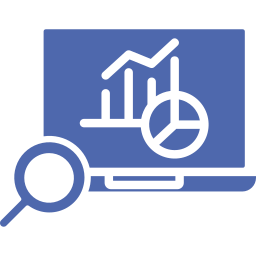 monitor with data and microscope